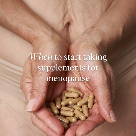 when to start taking supplements for menopause